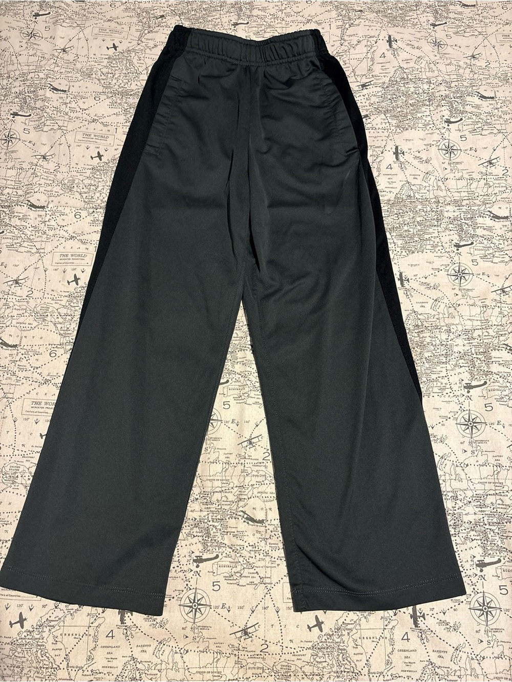 Nike Black Kids Sweatpants with Side Panels